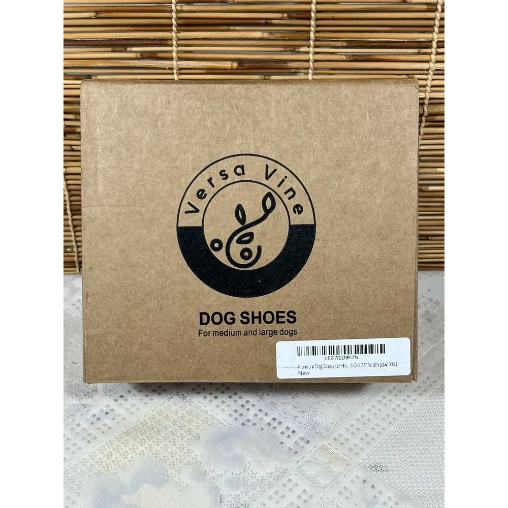 Premium Dog Shoes For Hiking , Rain, Mud And Hot Concrete - Size 8 (3-3.25) XXL